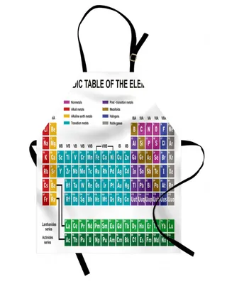 Ambesonne Periodic Table Apron