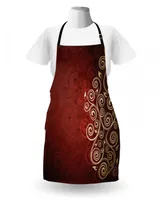 Ambesonne Burgundy Apron