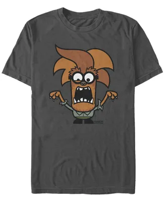 Despicable Me Men's Minions Werewolf Wolfman Halloween Monster  Short Sleeve T-Shirt
