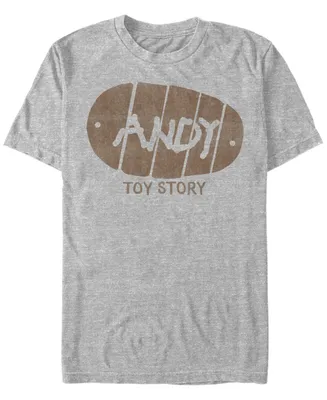 Disney Pixar Men's Toy Story Wood's Andy Boot Short Sleeve T-Shirt