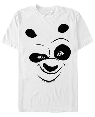 Kung Fu Panda Men's Po Big Face Costume Short Sleeve T-Shirt