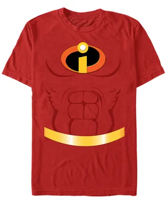 Disney Pixar Men's Incredibles Chest Costume Short Sleeve T-Shirt