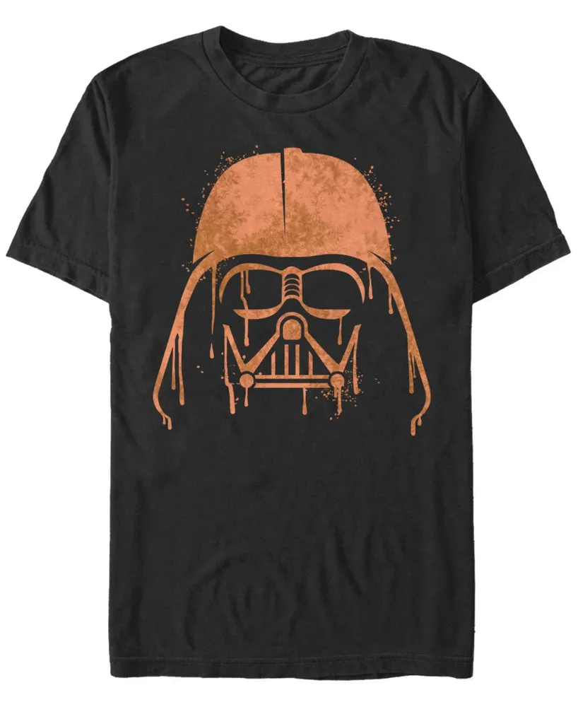 Star Wars Men's Darth Vader Drip Big Face Short Sleeve T-Shirt