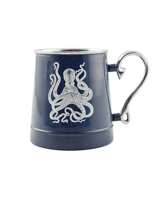 Thirstystone by Cambridge Speckled Octopus Decal Beer Mug