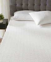 Madison Park 4" 3M-Moisture-Management Memory Foam Mattress Topper, California King