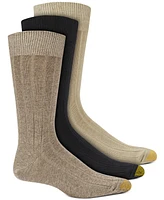 Men's 3-pack Dress Hampton Crew Socks, Created for Macy's