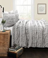 Belle Ruffle 3-Piece Full/Queen Quilt Set