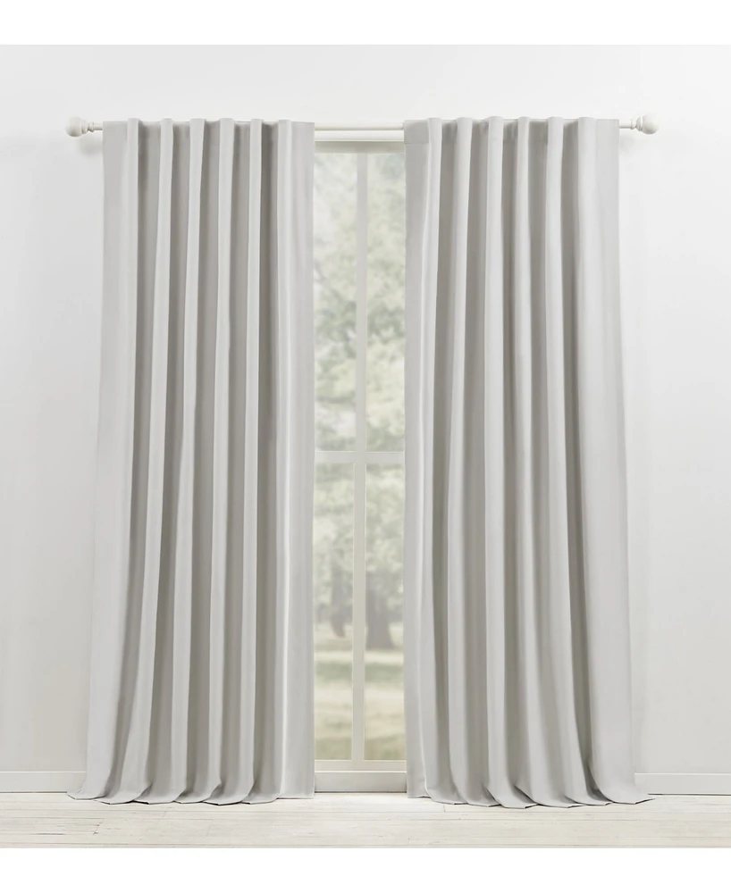 Lauren Ralph Lauren Waller Blackout Solid Back Tab Rod Pocket Curtain Panel