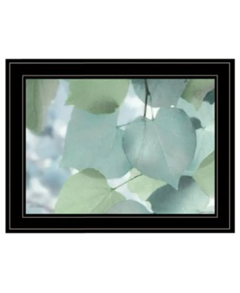 Trendy Decor 4u Aqua Leaves By Lori Deiter Ready To Hang Framed Print Collection