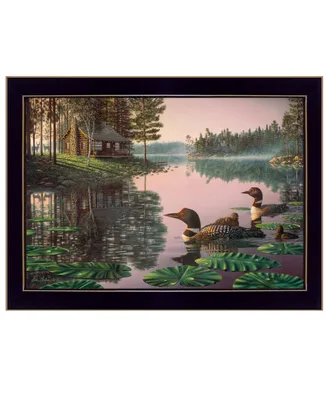 Trendy Decor 4U Northern Tranquility by Kim Norlien, Ready to hang Framed Print, Frame