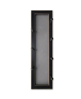 Trendy Decor 4U 7-Peg Mug Rack by Millwork Engineering, Black Frame, 7" x 26"