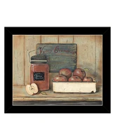 Trendy Decor 4U Apple Butter by Pam Britton, Ready to hang Framed Print, Black Frame, 17" x 14"