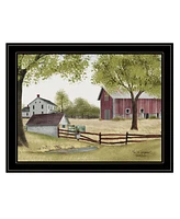 Trendy Decor 4U The Old Spring House by Billy Jacobs, Ready to hang Framed Print, Black Frame, 27" x 21"