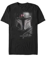 Star Wars Men's Mandalorian Big Face Helmet T-shirt