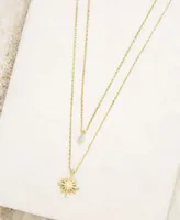 Ettika Layered Starburst Crystal Necklace