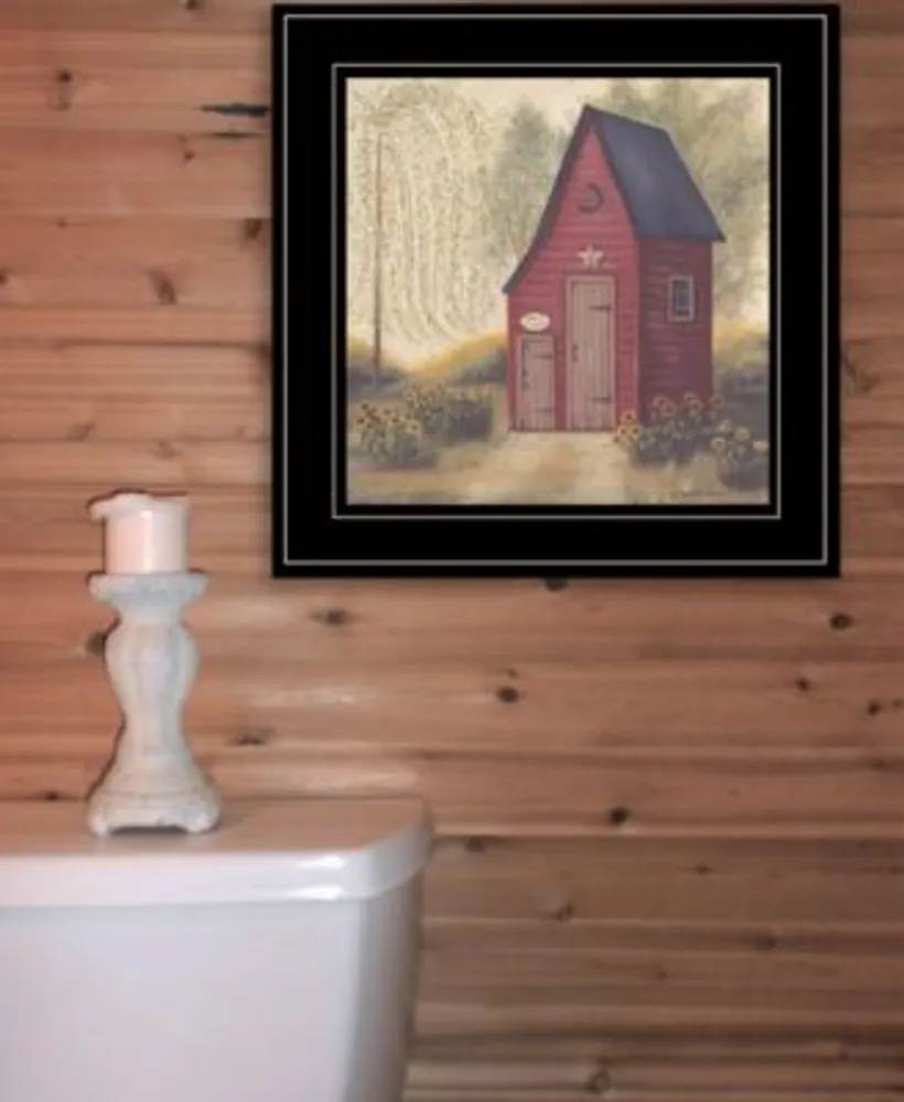 Trendy Decor 4u Folk Art Outhouse Ii By Pam Britton Ready To Hang Framed Print Collection