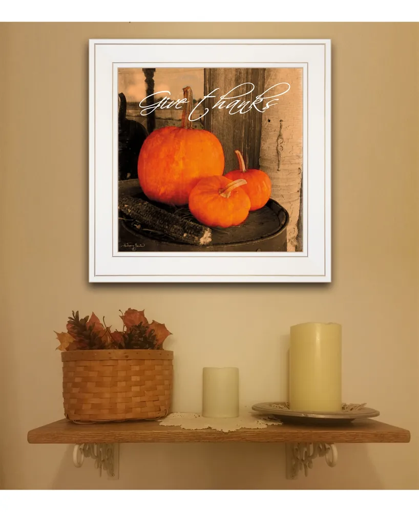 Trendy Decor 4U Give Thanks by Anthony Smith, Ready to hang Framed Print, Frame