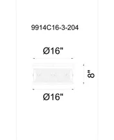 Cwi Lighting Kali 3 Light Flush Mount