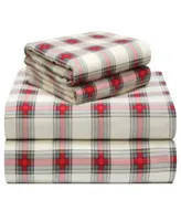 Pointehaven Plaid Flannel Sheet Sets