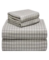 Pointehaven Plaid Flannel Sheet Set