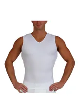 Insta Slim Men's Compression Sleeveless V-Neck T-Shirt