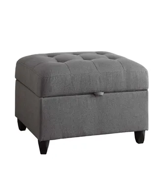 Coaster Home Furnishings Vallejo Storage Ottoman with Button Tufting
