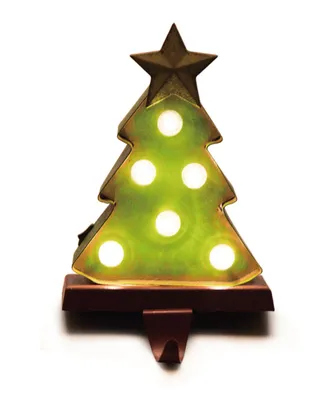 Glitzhome 7.48" H Marquee Led Tree Stocking Holder