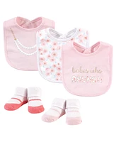 Little Treasure 5-Piece Bib and Sock Set