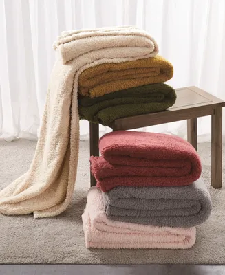 Brooklyn Loom Marshmallow Sherpa Full/Queen Blanket