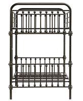 iNSPIRE Q Calvados Antique Metal Bunk Bed, Twin