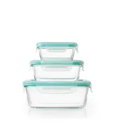 Oxo Smart Seal 12-Pc. Glass Food Storage Container Set