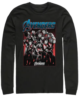 Marvel Men's Avengers Endgame Grayscale Group Poster