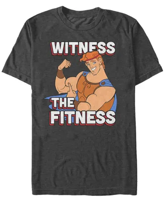 Disney Men's Hercules Witness the Fitness, Short Sleeve T-Shirt