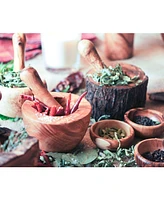 BeldiNest Olive Wood Rustic Pestle and Mortar