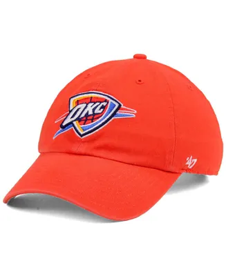 '47 Brand Oklahoma City Thunder Nba Clean Up Strapback Cap