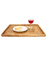 Artifacts Rattan Rectangular Flat Tray