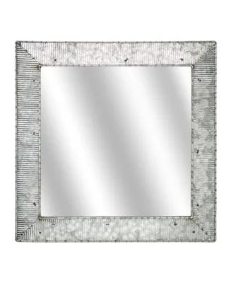 American Art Decor Galvanized Wall Vanity Mirror