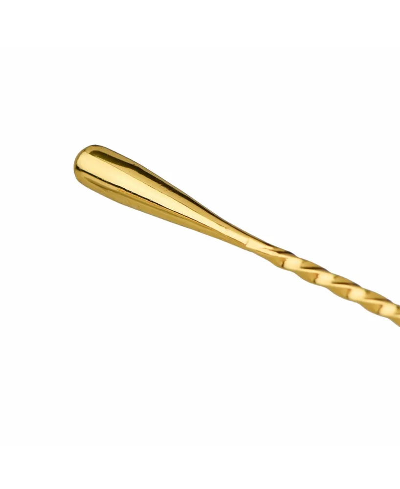 Prince of Scots 24K Gold-Plate Tear Drop Bar Spoon