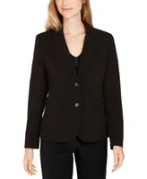 Anne Klein Bi-Stretch Two-Button Blazer