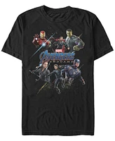 Marvel Men's Avengers Endgame Splatter Group, Short Sleeve T-shirt