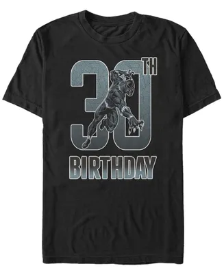 Fifth Sun Men's Marvel Black Panther 30th Birthday Short Sleeve T-Shirt