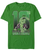 Fifth Sun Men's Marvel Hulk Smash 18th Birthday Short Sleeve T-Shirt