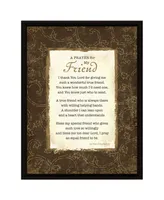 Dexsa Prayer My Friend Wood Frame Plaque with Easel, 6.5" x 8.5"