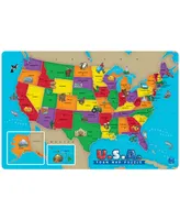 Educational Insights Usa Foam Map Floor Puzzle