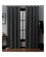 Exclusive Home Academy Total Blackout Grommet Top Curtain Panel Pair