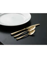Fortessa Lucca Faceted Brushed Gold 5pc Place Setting