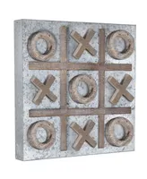 American Art Decor Magnetic Tic Tac Toe Wood Game Board