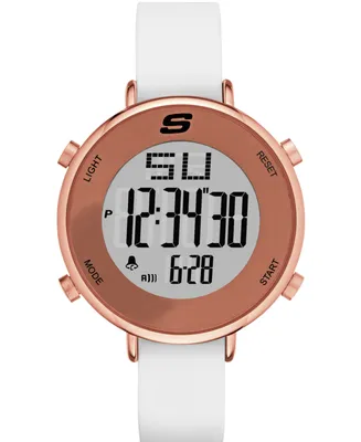 Skechers Women's Magnolia Silicone Strap Watch 40mm