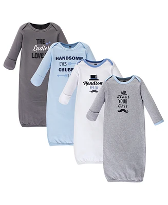 Hudson Baby Baby Girl Cotton Gowns