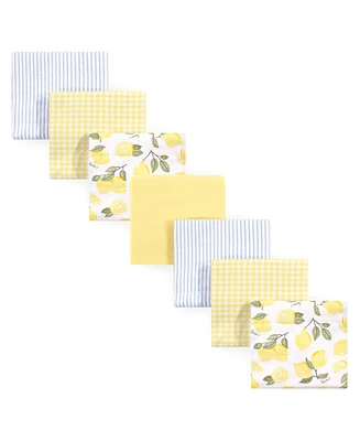 Hudson Baby Infant Girl Cotton Flannel Receiving Blankets